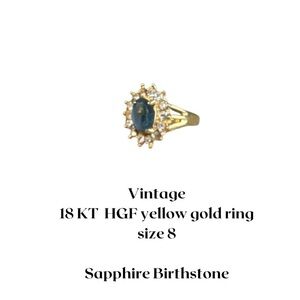 Vintage September Birthstone Ring